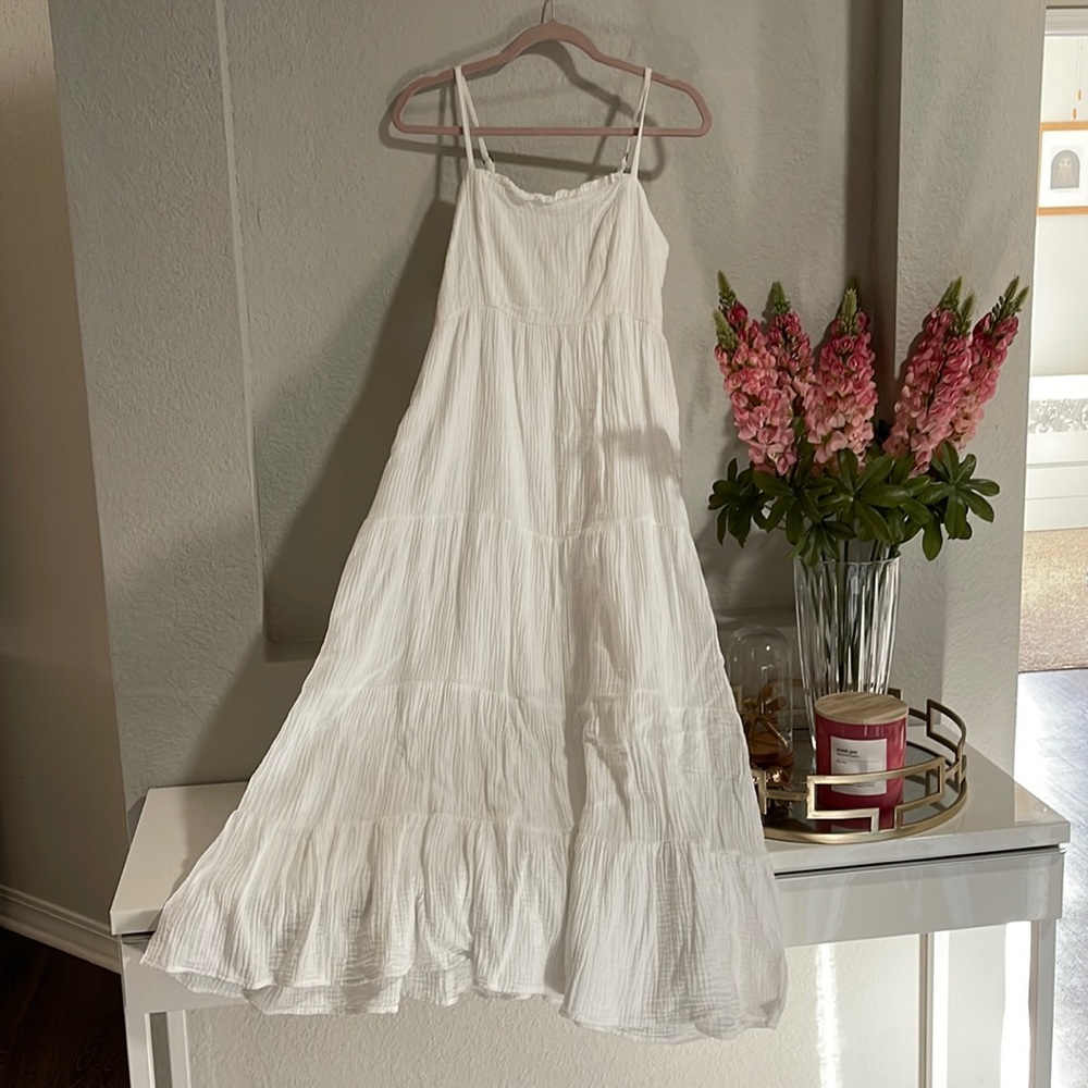 White long dress